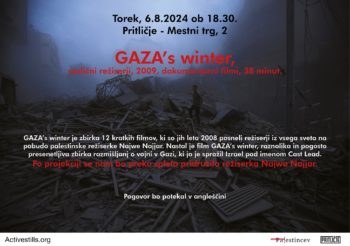Zima v Gazi ǀ dokumentarni film & pogovor